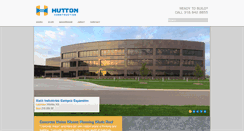 Desktop Screenshot of huttonconstruction.com